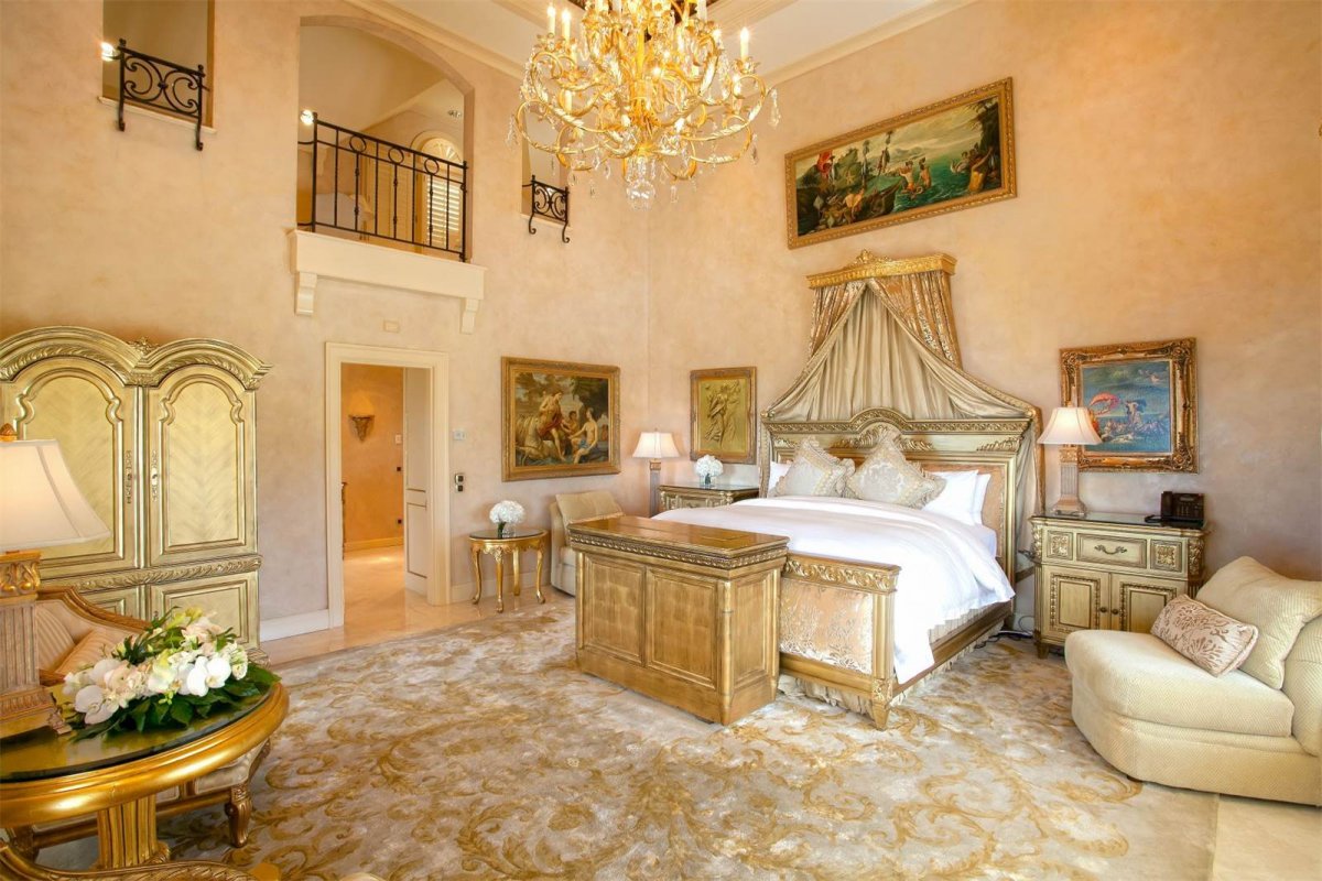 Master bedroom in Donald Trump's St. Martin vacation home