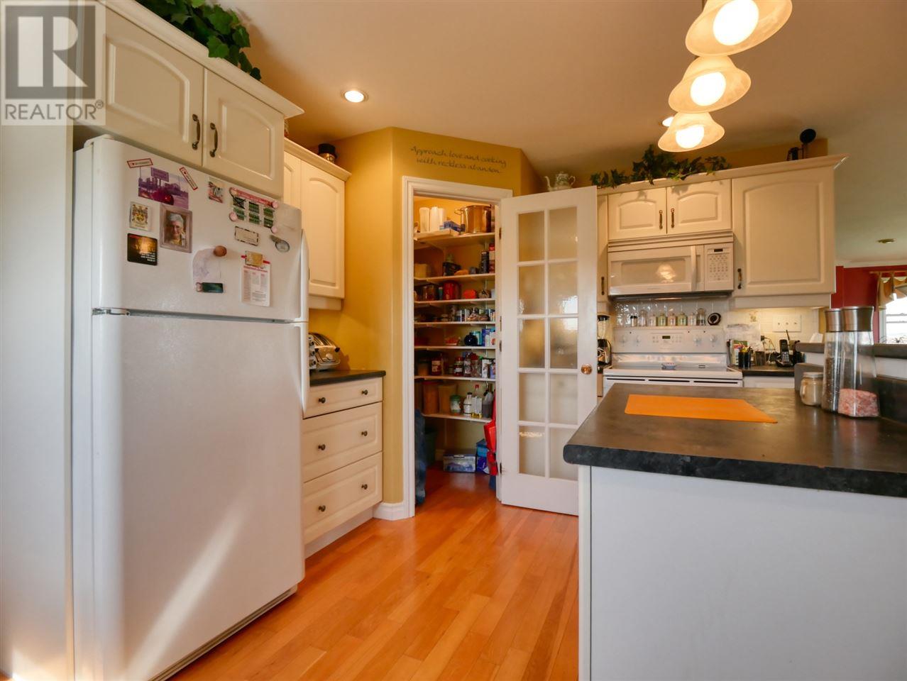 Kitchen with walk-in pantry