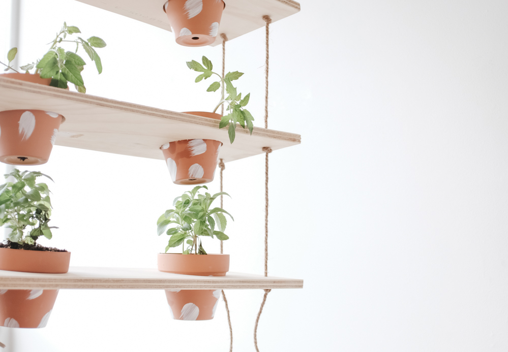Vertical gardening DIY idea