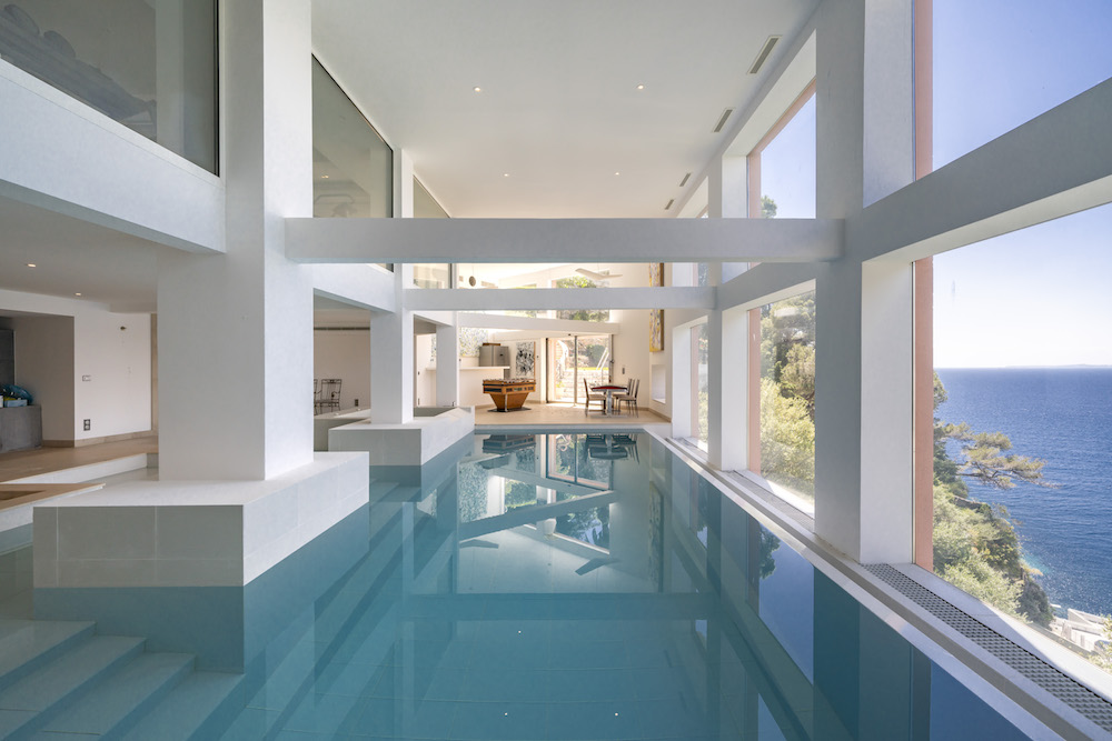 indoor infinity pool