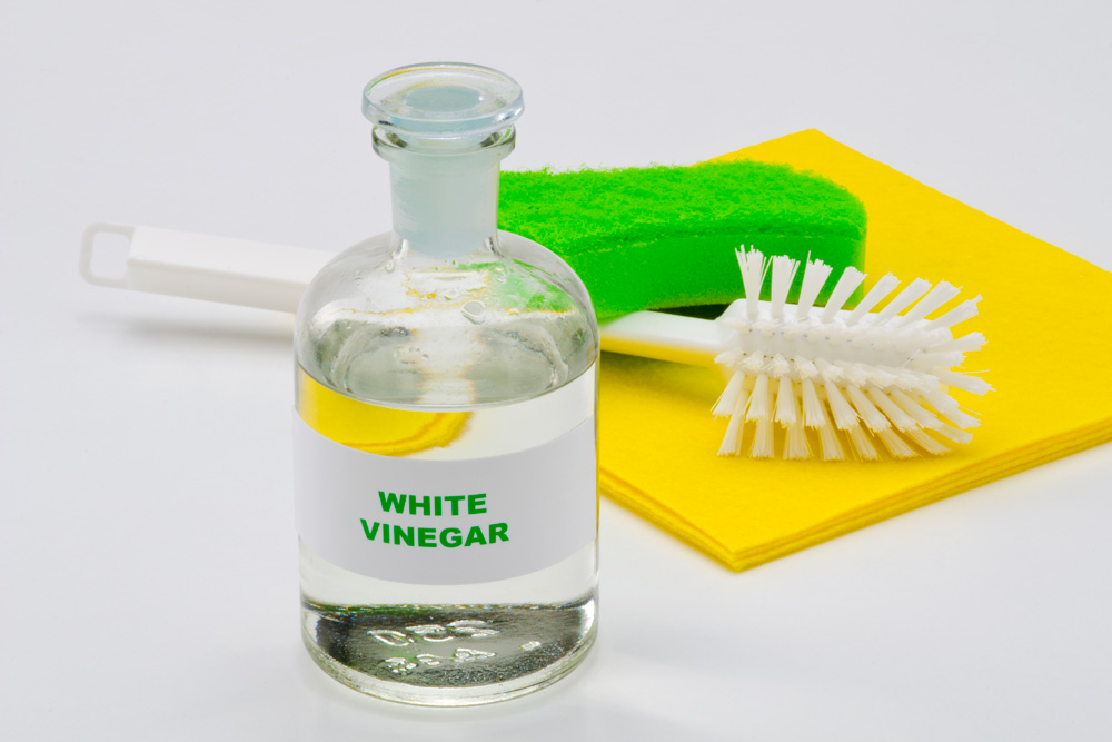 Vinegar and cleaning tools