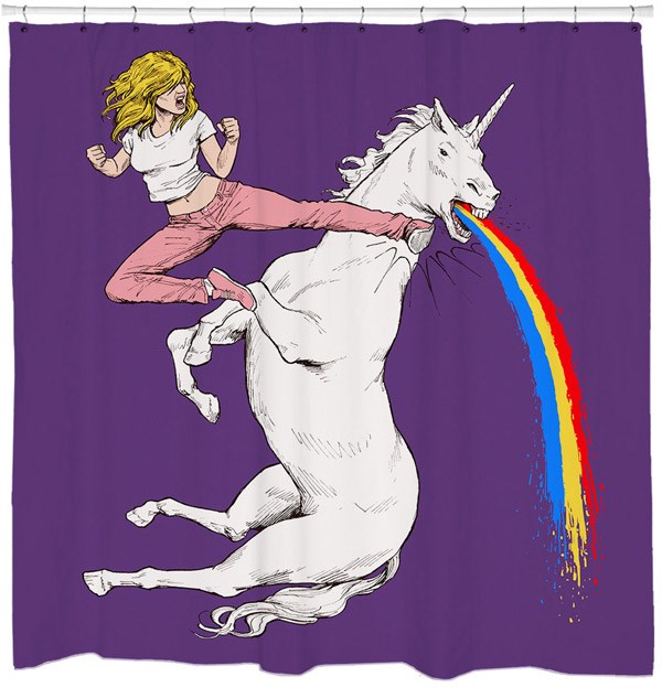 Yes, This is a Rainbow-Chucking Unicorn