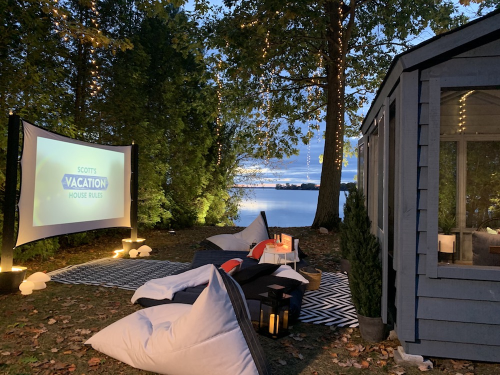 A new outdoor movie theatre