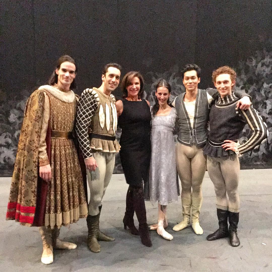 Hilary Farr with the National Ballet of Canada