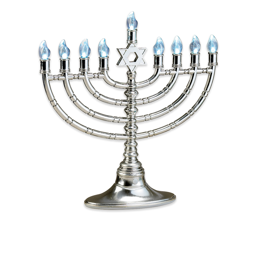 Electric menorah for Hanukkah from Bed Bath & Beyond