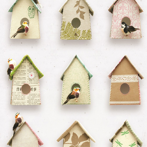 The Pattern Collective Birdhouse Wallpaper