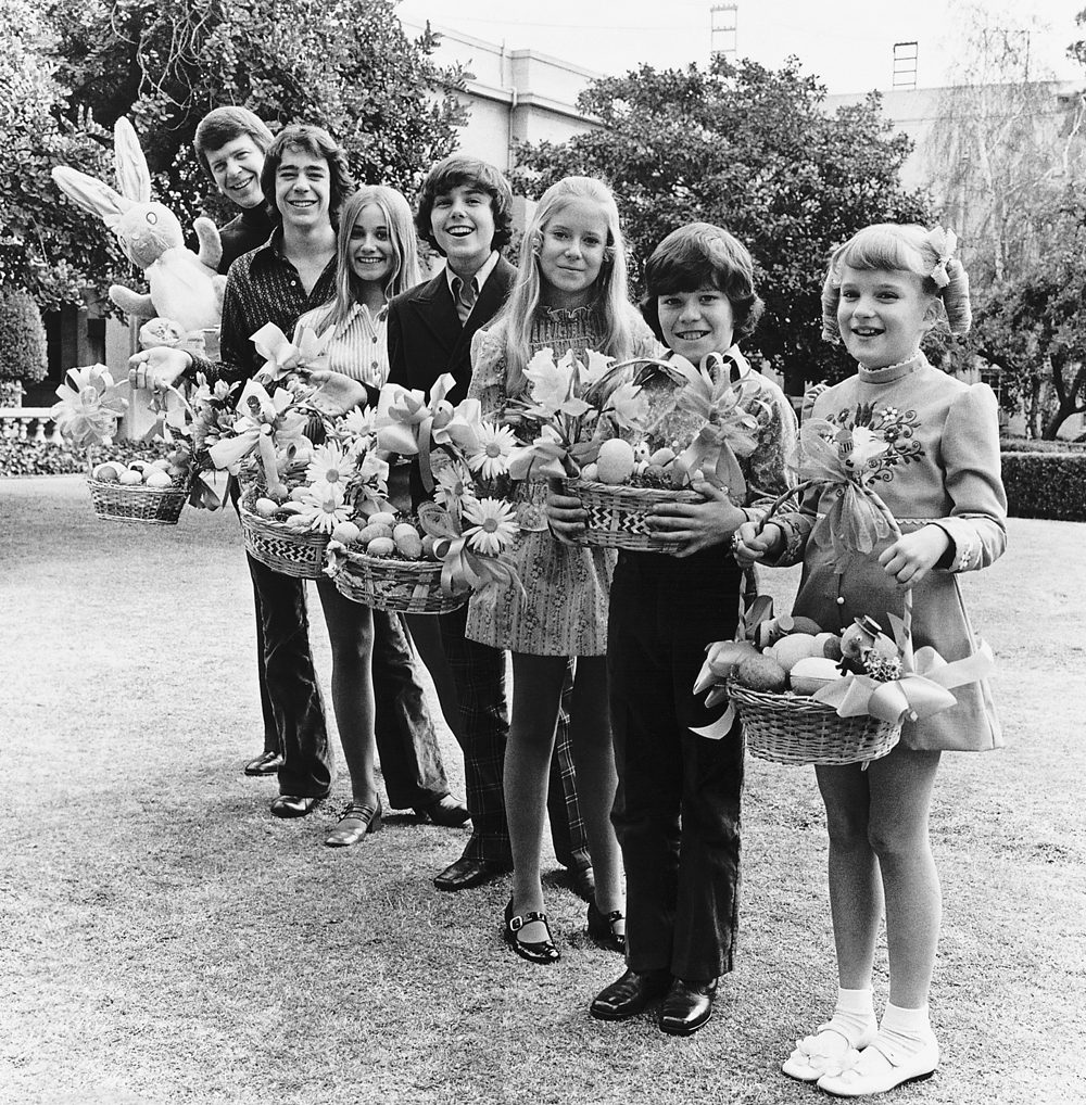The cast of the 1970's TV series, The Brady Bunch