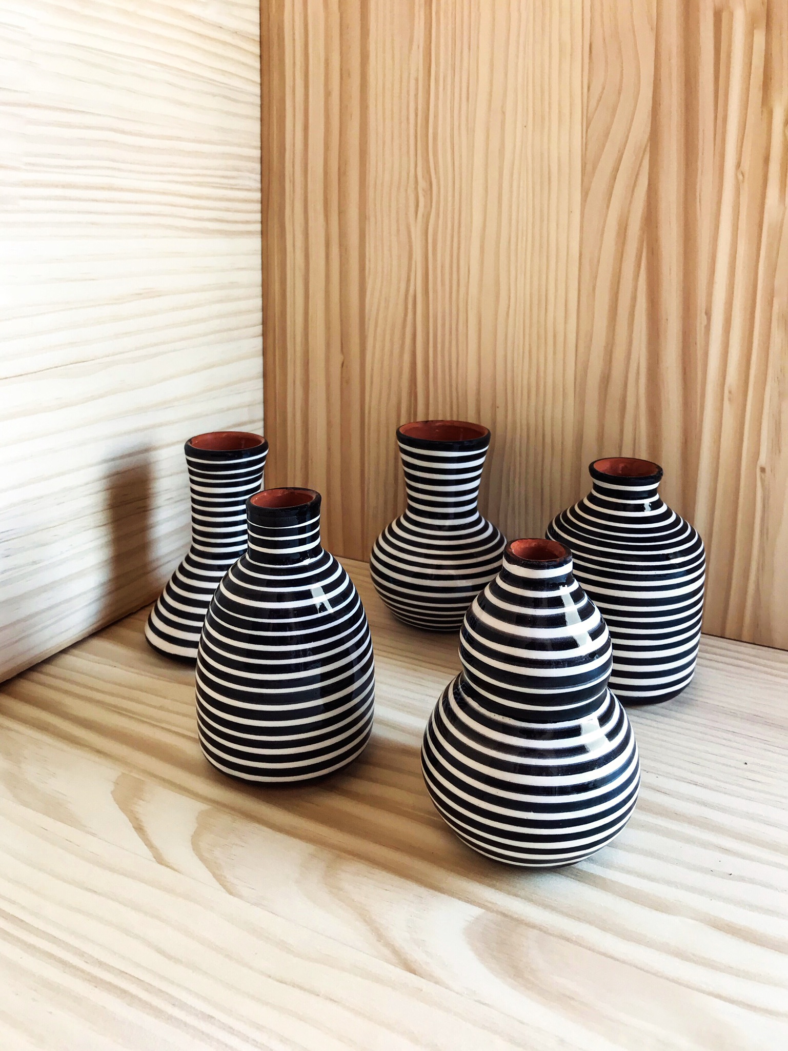 Low: Mini Horizontal Bud Vase