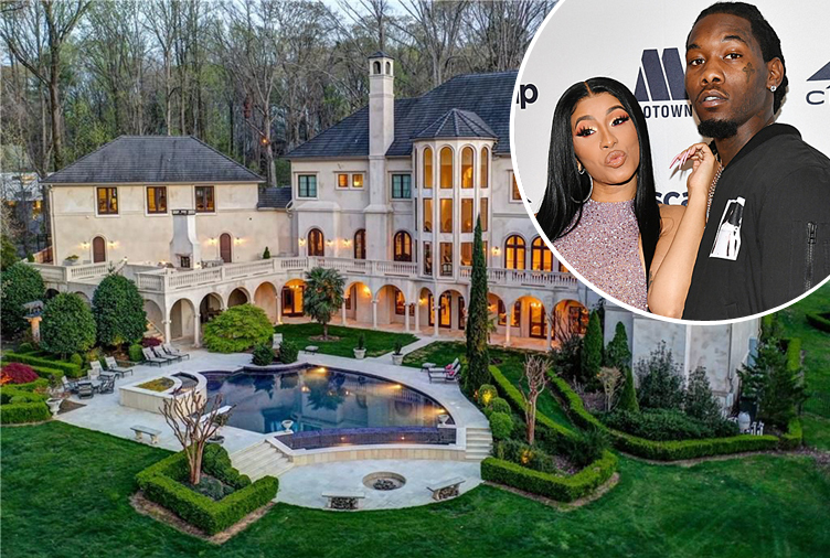 Cardi B And Offset Buy $5.8M Atlanta Mansion With 1,800-Bottle Wine ...