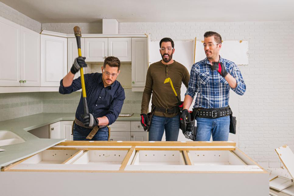 Michael Bublé and the Property Brothers start construction