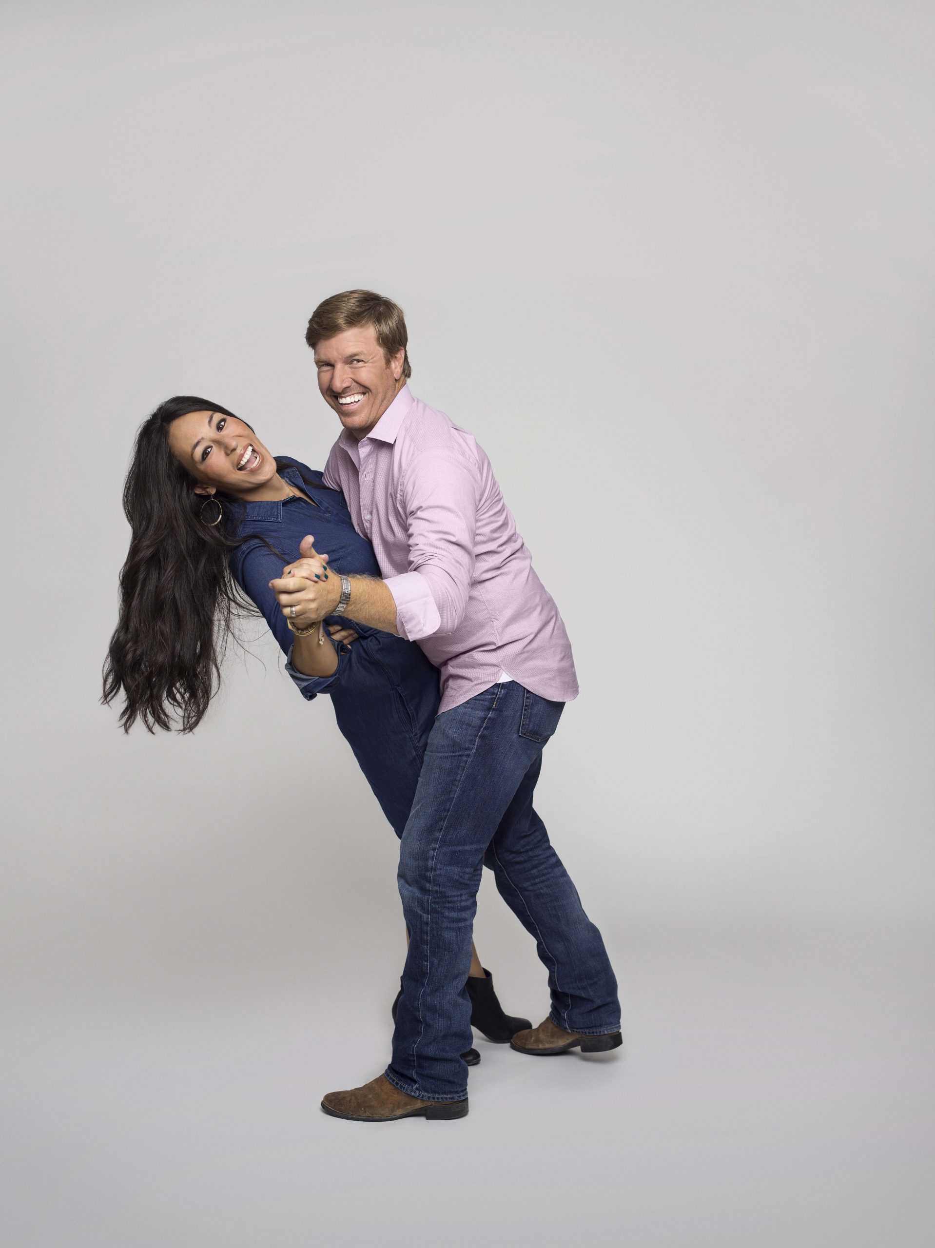 Chip and Joanna Gaines dancing.