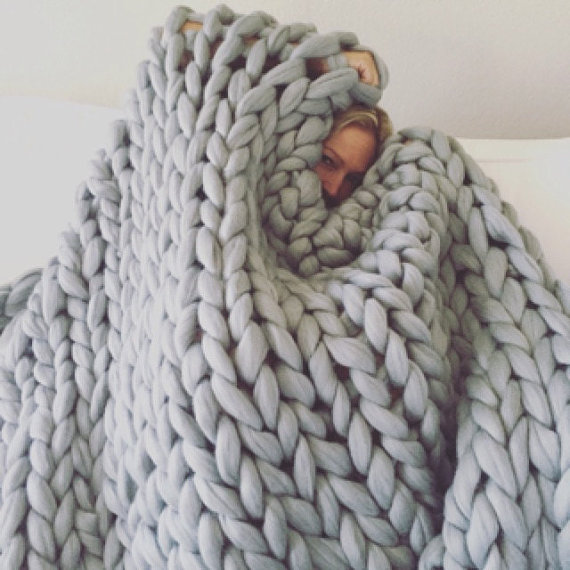 11. The Biggest Chunkiest Wool Blanket