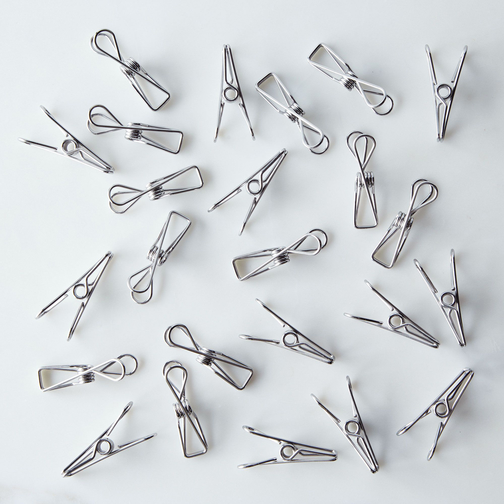 stainless steel clips for snacks that are opened