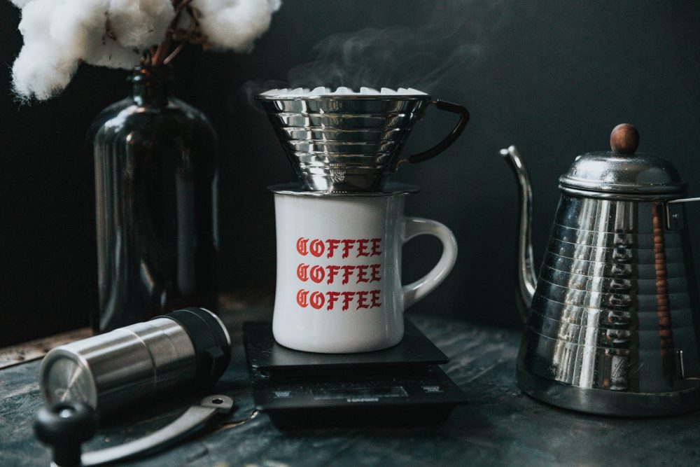 Mug with coffee coffee coffee