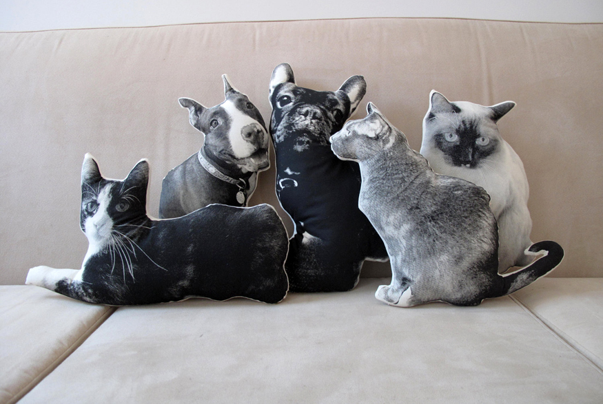 1. Snuggly Pillows That Look Like Real Pets