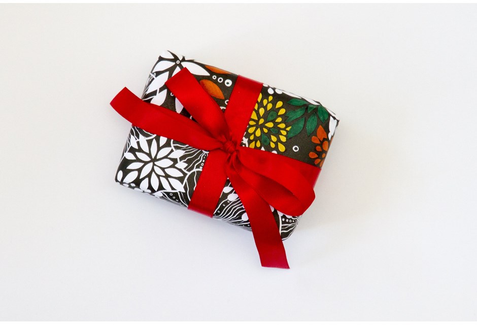 diy gift wrapping paper made out of colouring book pages