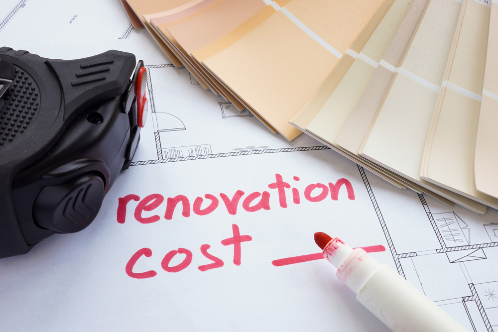 Looking at the cost of a renovation