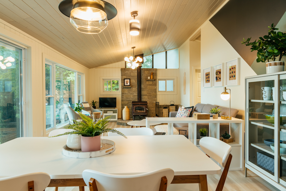 Open concept kitchen living room