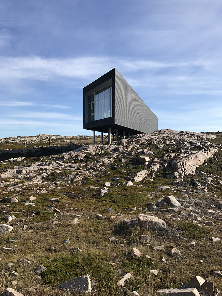 The Long House, one of Fogo Island's four studios that host artists and thinkers.