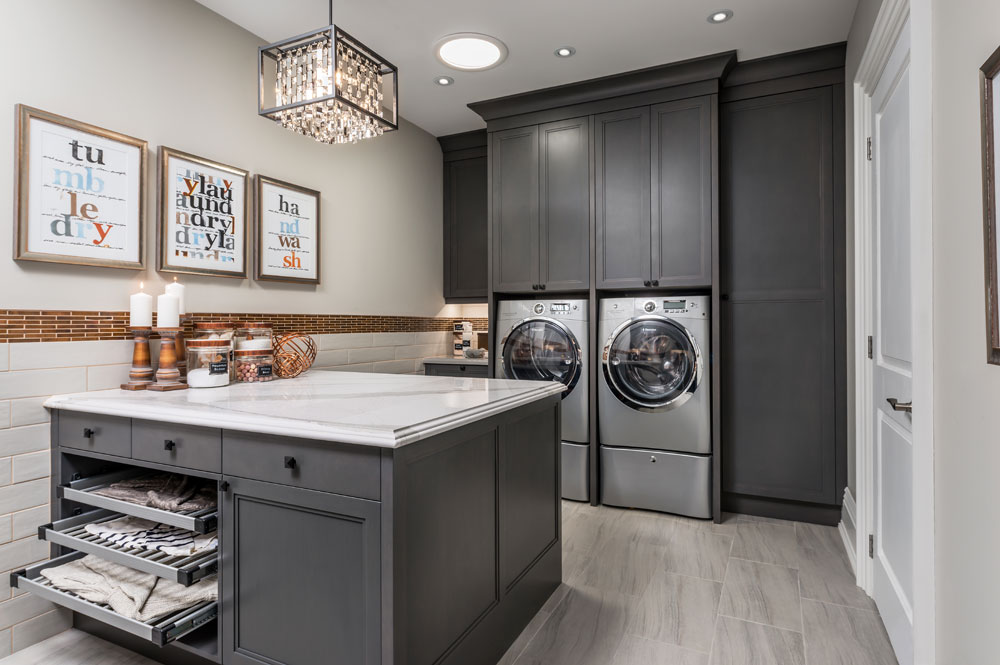 Scott McGillivray's luxurious laundry room design.