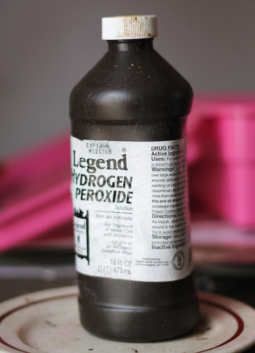 Hydrogen Peroxide + Vinegar