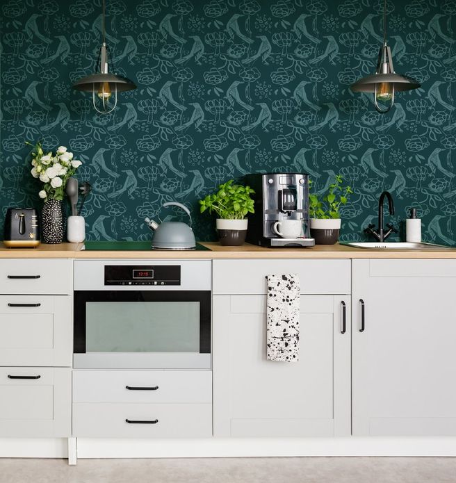 Kitchen Wallpaper Backsplashes | HGTV Canada