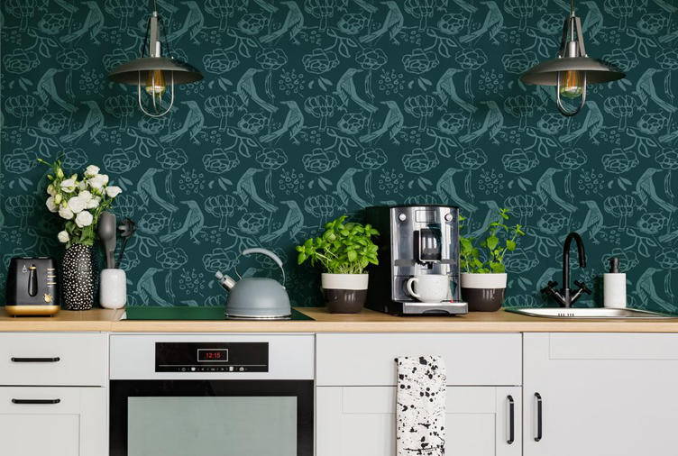 15 Wallpaper Backsplashes That'll Transform Your Kitchen - HGTV Canada