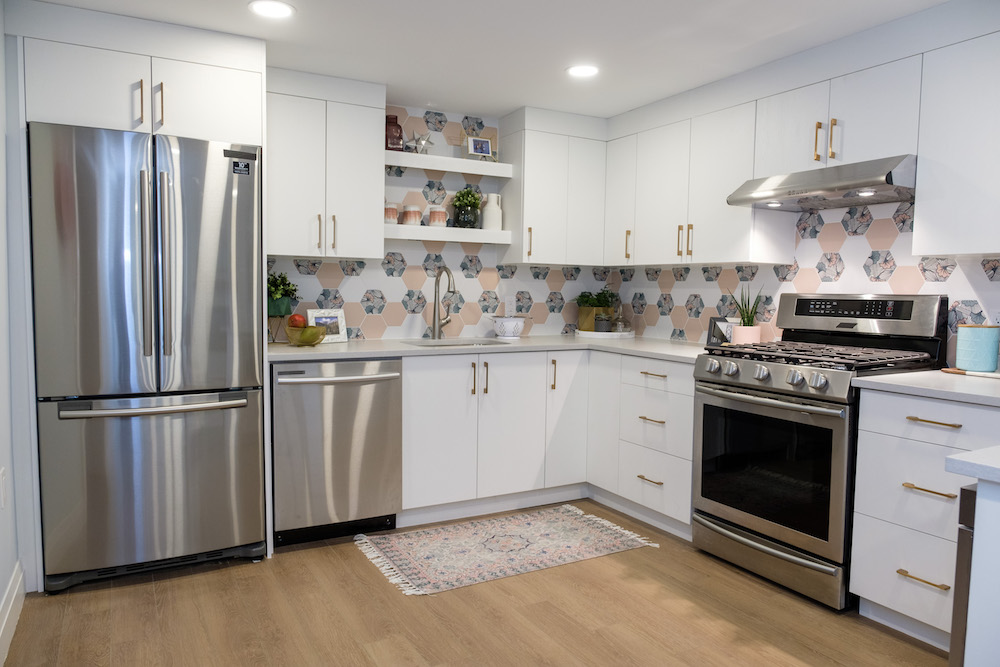 Use a kitchen's existing layout to save money