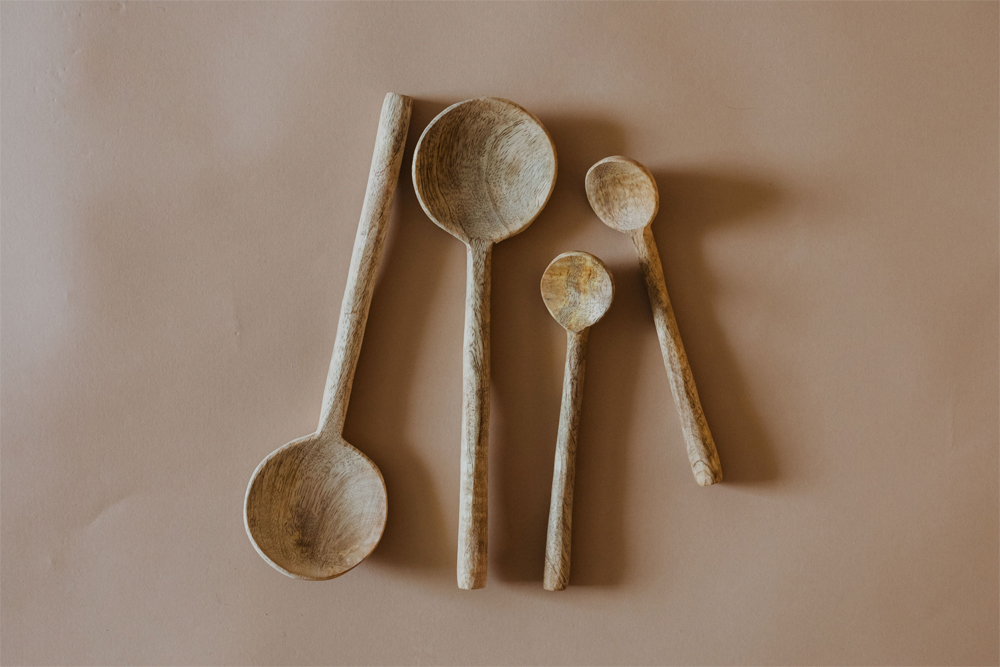 beautiful handmade wooden spoons for cooking