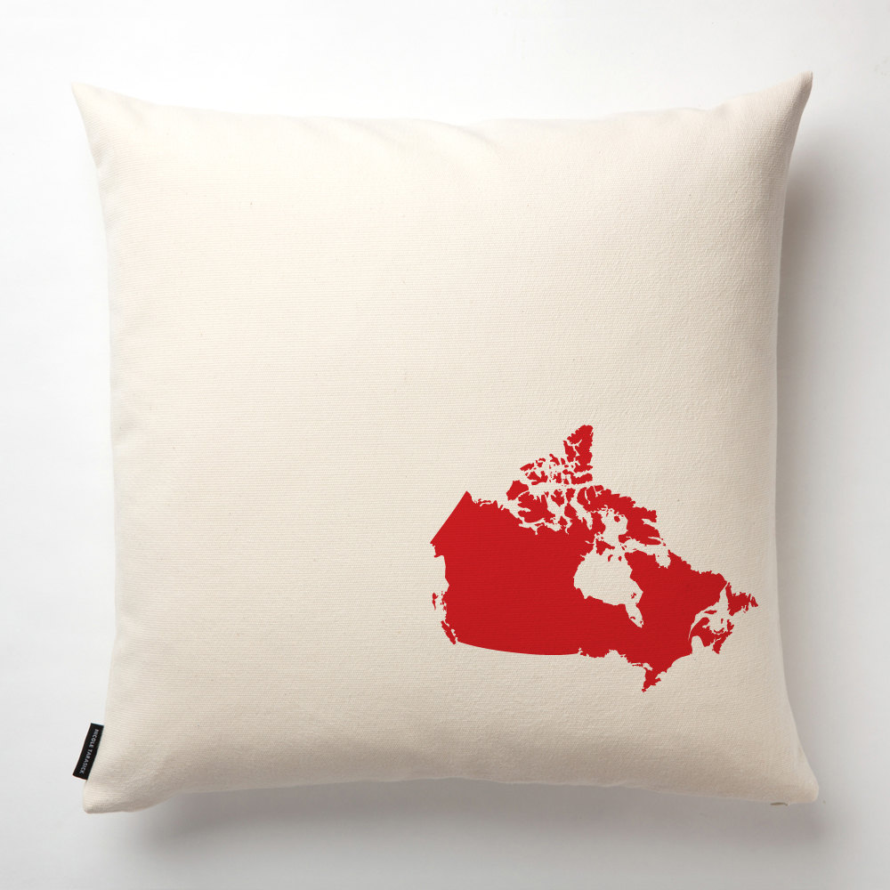 Canada Map Pillow