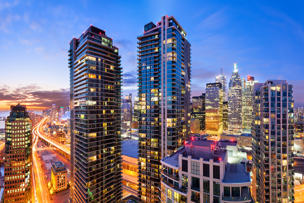 Condo towers in Toronto