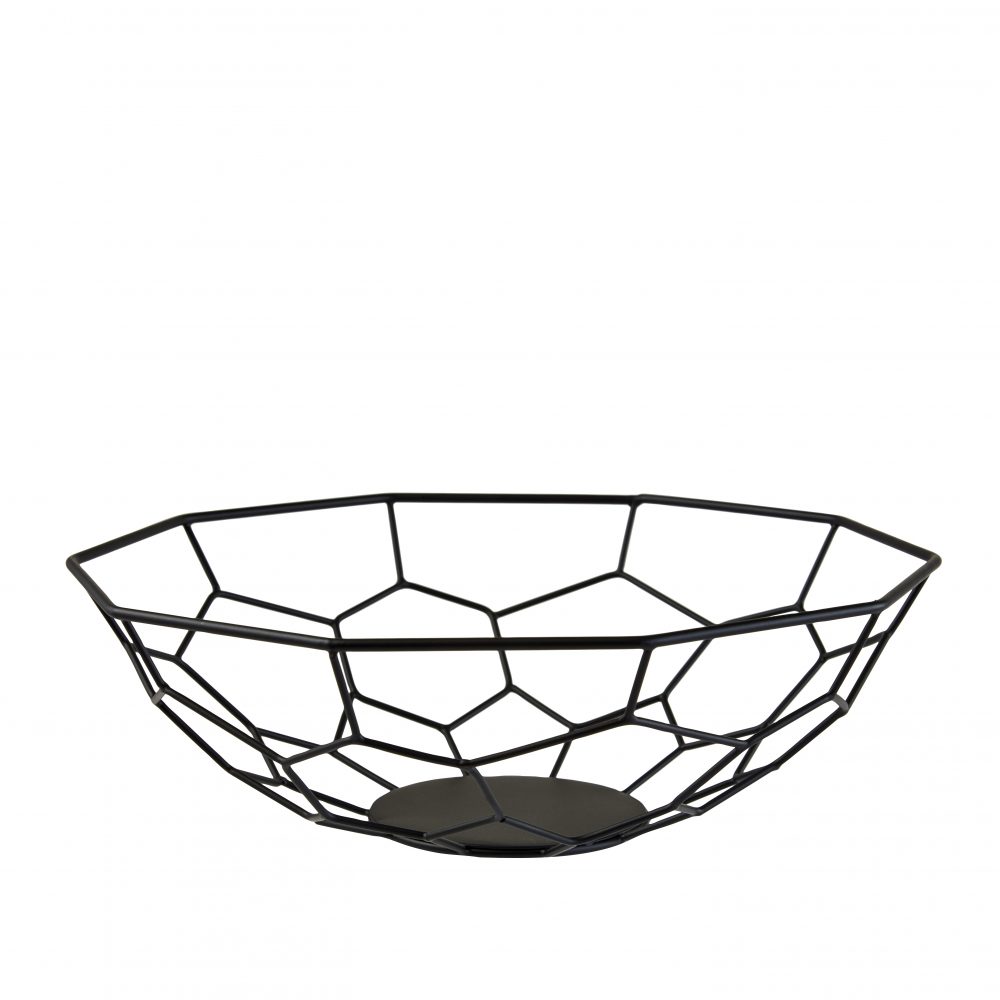 Black decorative bowl