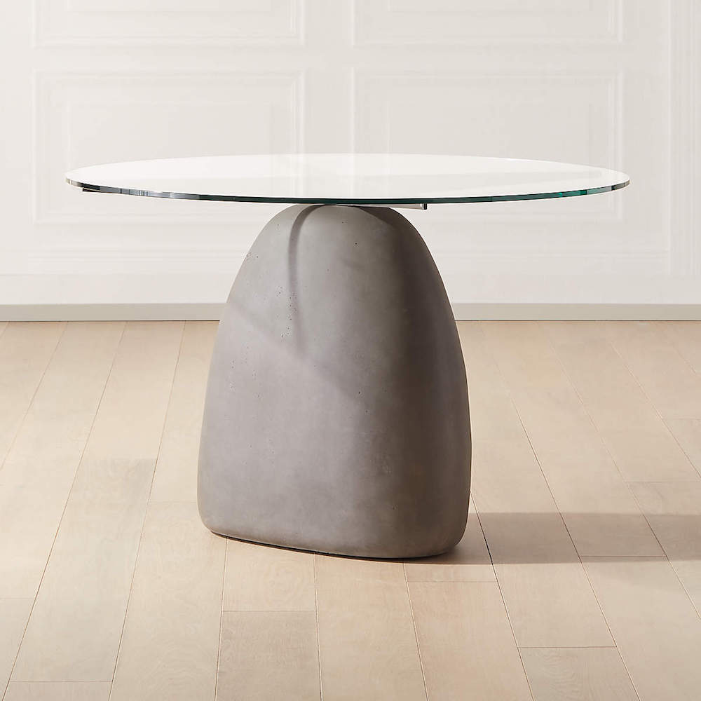 Stone dining table from CB2