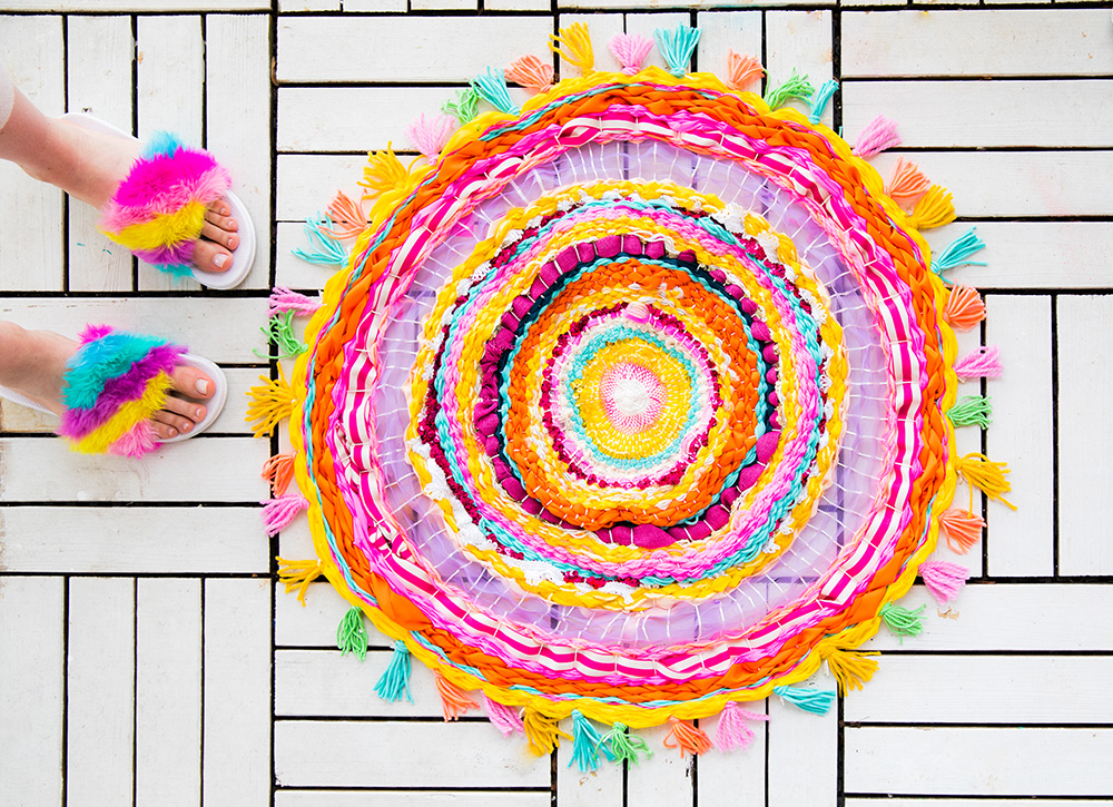 Craft a Colourful Kid-Proof Rug