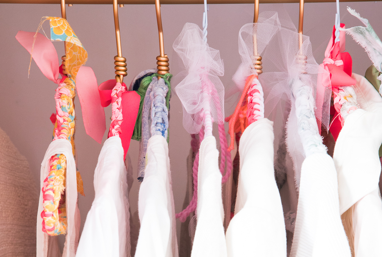 DIY clothes hanger by Tiffany Pratt