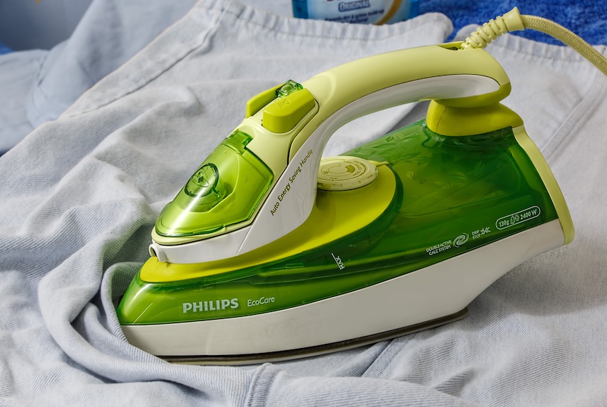 If you've scorched fabrics with an iron, try rubbing the burned area with vinegar and then wipe with a clean cloth. This can also help lighten antipersperant stains.