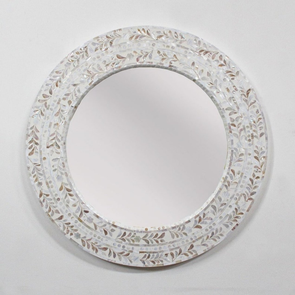Handmade Mother of Pearl Mirror Frame