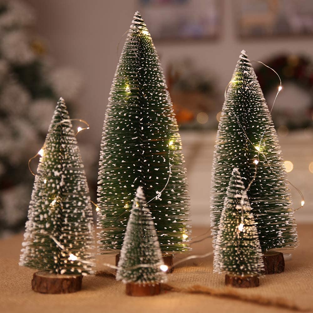 mini artificial christmas trees