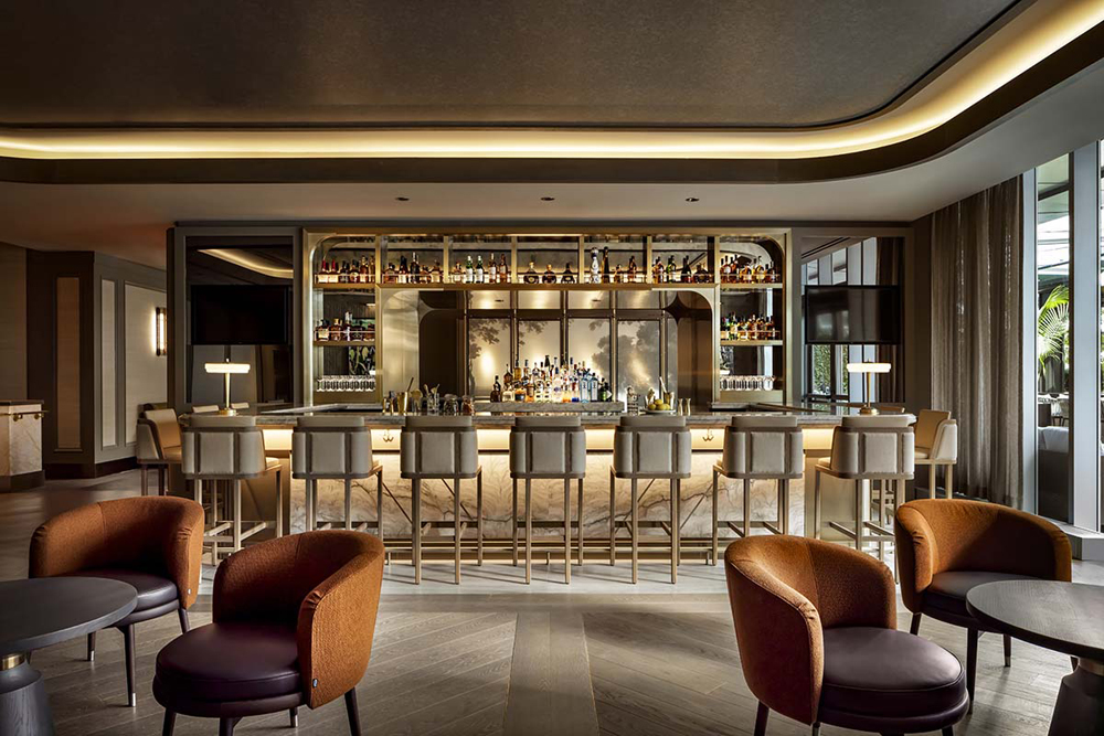 The recently renovated EPOCH bar at the The Ritz-Carlton in Toronto