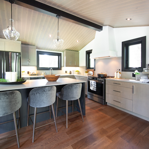 Lodge rental kitchen design