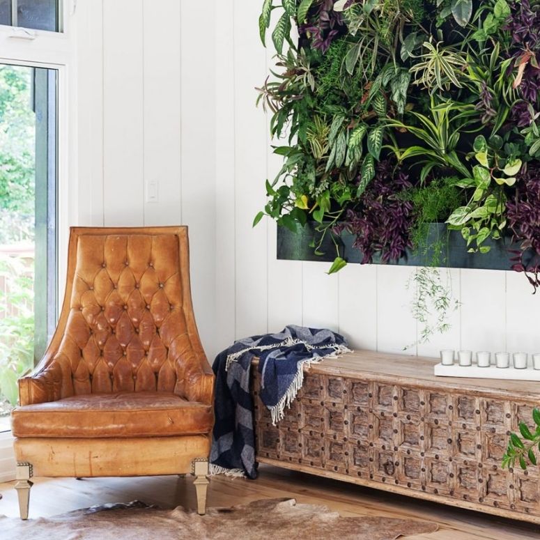 Plant walls offer a dose of greenery