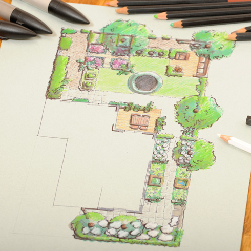 layout for a garden