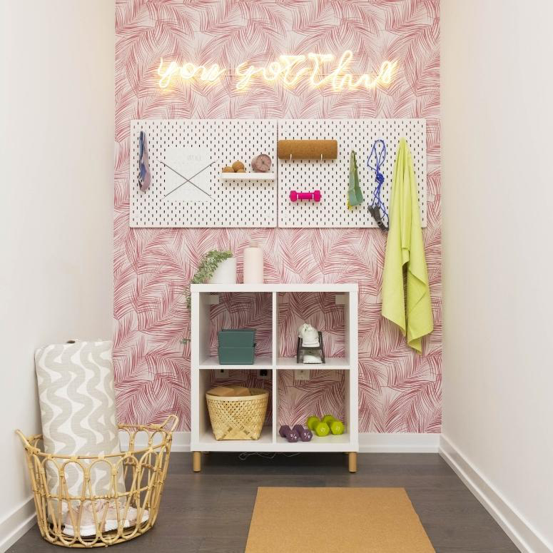 How to Make a Small Space Gym Using Home Organization