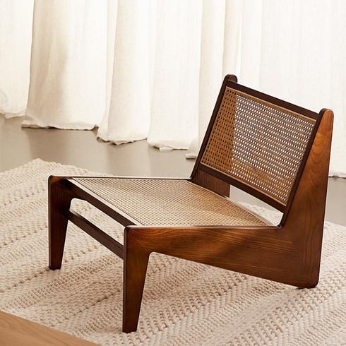 Cane furniture chair from Simons, one of the best Canadian furniture companies
