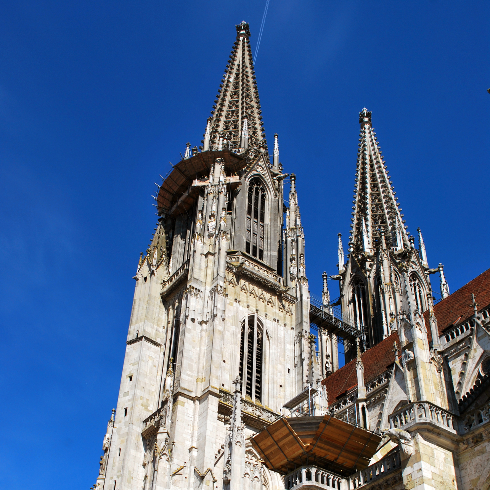 Regensburg's two towers