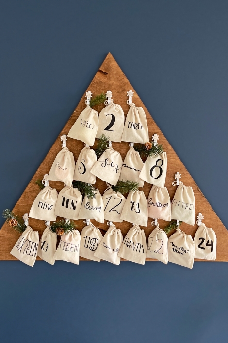 DIY Wooden Advent Calendar
