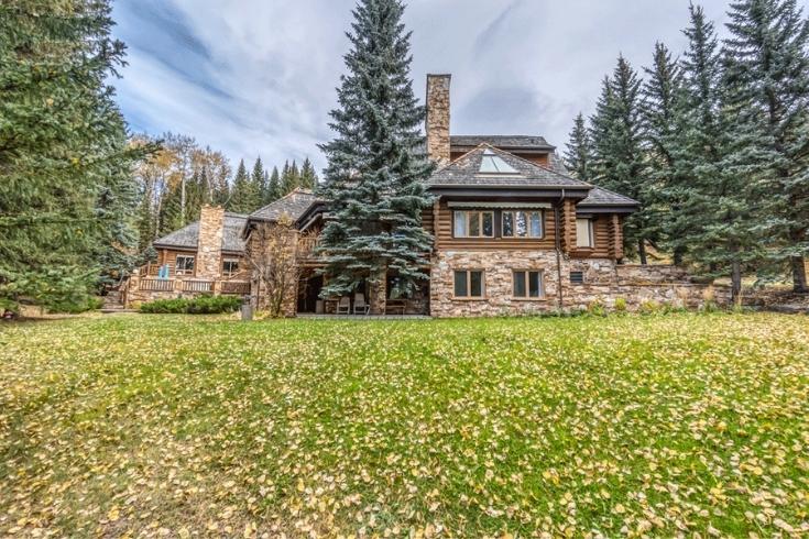 the exterior of the main residence at a luxury alberta ranch
