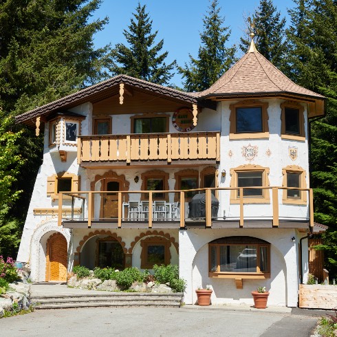 Dated house in Swiss style