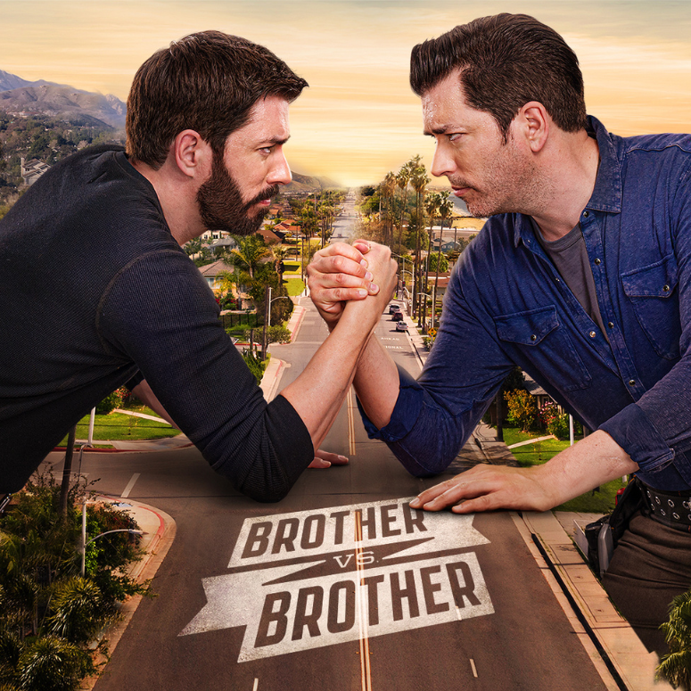 The Scott brothers arm wrestling