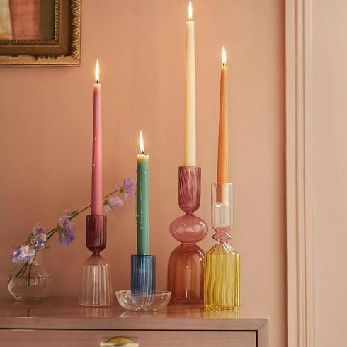 colourful candlesticks
